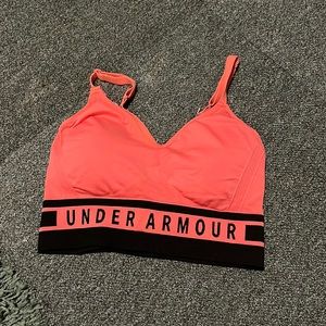 Under armor pink high support sports bra